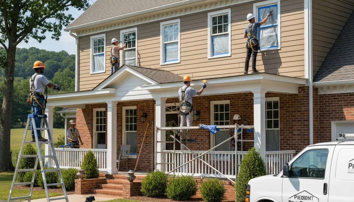 Professional painters in Greensboro, NC providing interior and exterior painting services